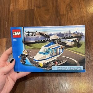 LEGO CITY‎ Police Helicopter (7741) Replacement Instructions Manual Booklet